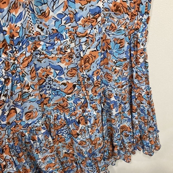 Poupette St Barth Clara Ruffled Mini Dress - Picture 4 of 9